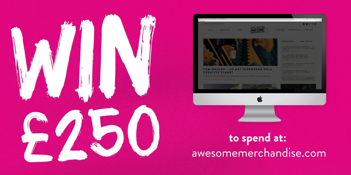 AwesomeMerch's tweet image. NEW CONTEST: To celebrate our new blog, we’re giving away £250 to spend on our website! blog.awesomemerchandise.com/free-stuff 💰 🏆