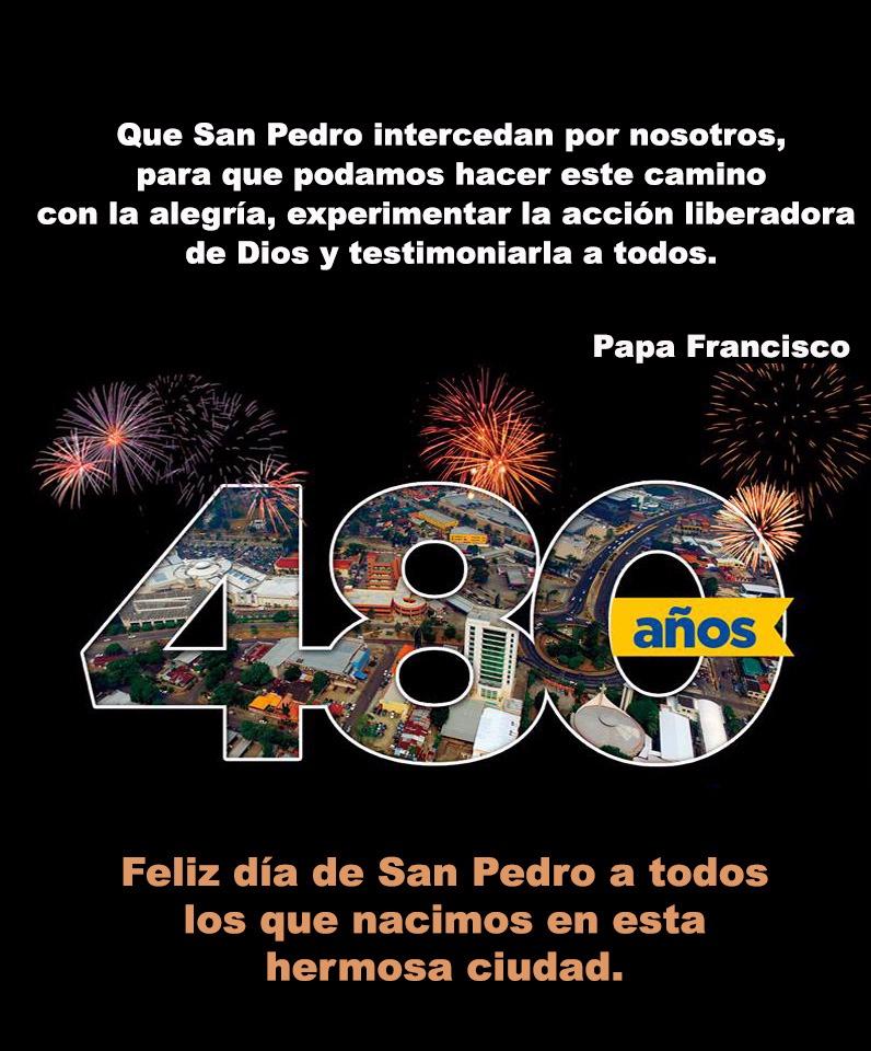 jrburbara's tweet photo. Feliz día de San Pedro a todos los que nacimos es esta hermosa ciudad https://t.co/2ylrpxdyoF