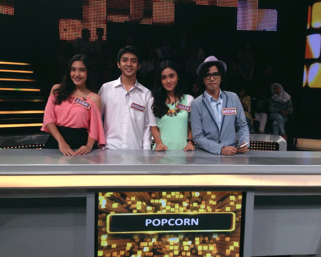 lunashabrina's tweet photo. Hari ini taping Super family 100 ANTV. Fun fun fun🙋🏻 wish us luck! ditunggu tayangannya x https://t.co/5tPtgJHeWK