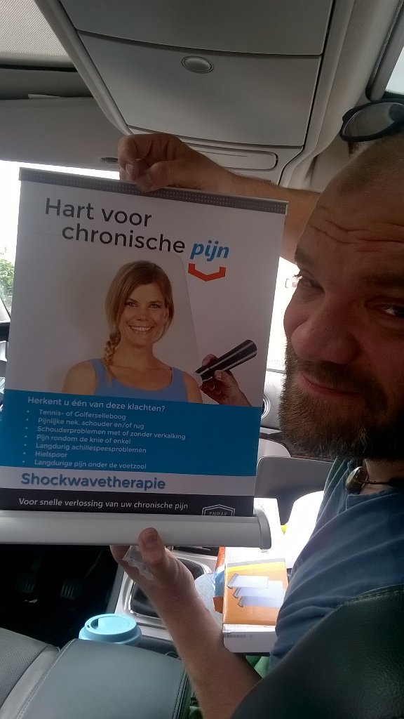 Vanaf morgen in de praktijk, shockwave therapie!