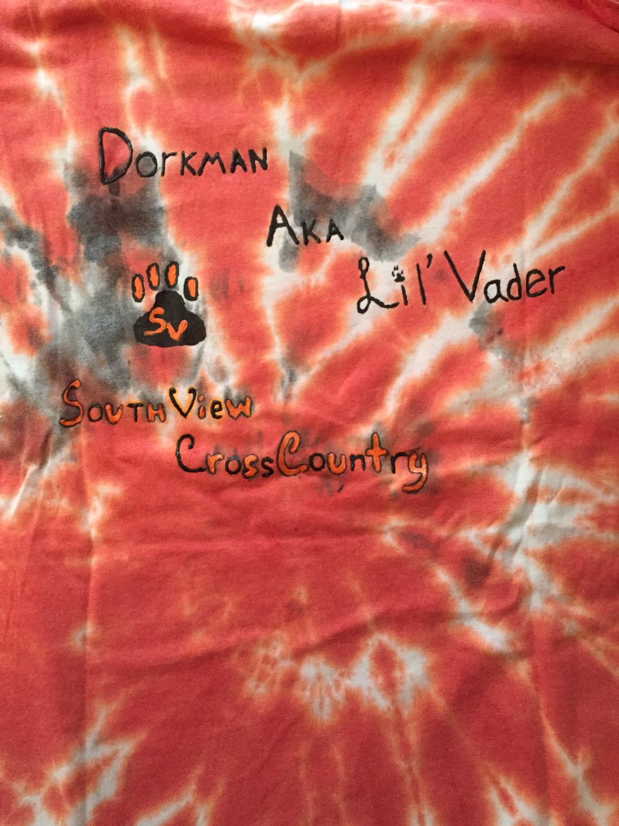 svtrackxc's tweet photo. #TB Going through old clothes and found this gem from my girls back in my first xc season in 2012 #SVXC #LilVader https://t.co/07KfVtZjHn