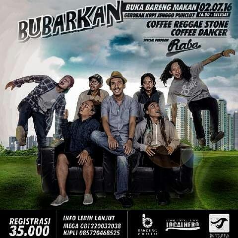 BUBARKAN.. BUKA BARENG SAMBIL MAKAN.. at gerobak kopi jenggo punclut. Kita akustikan,silaturahmi,ngopi bareng. Hihih