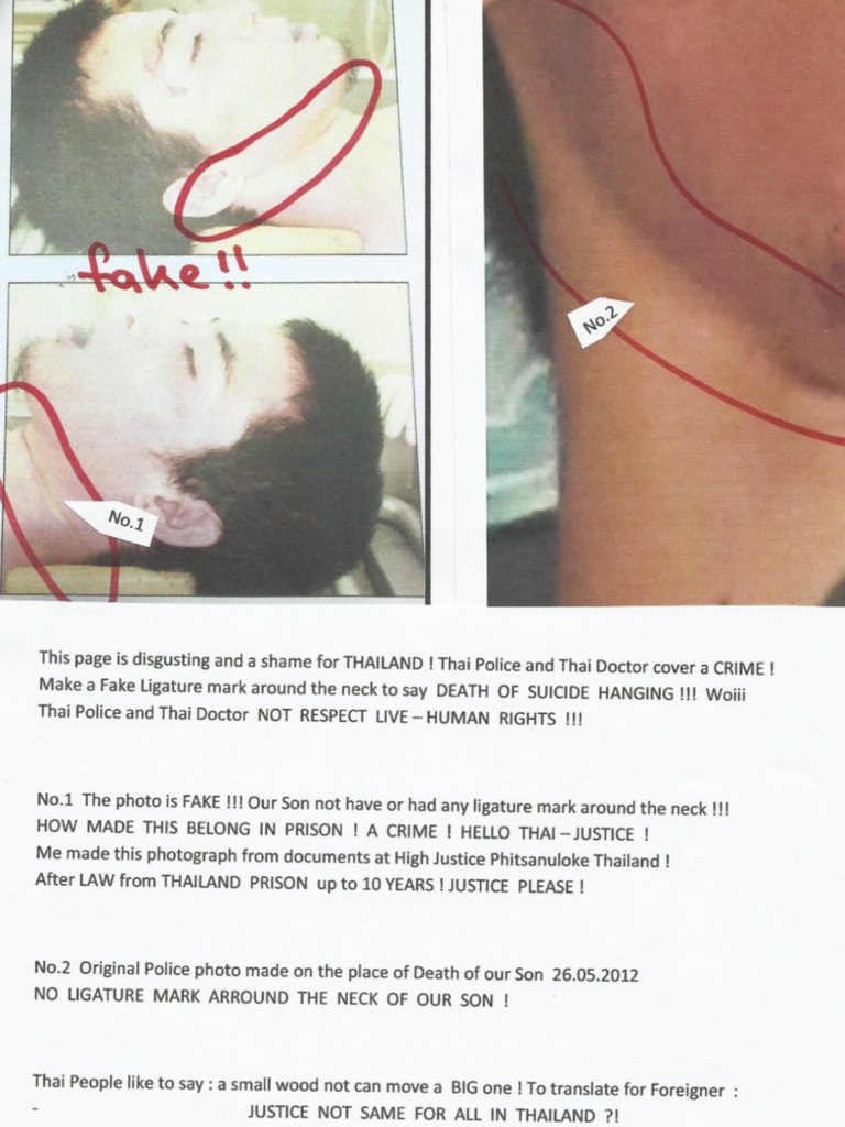 That's WHY they block me

FB THAILAND

they sensitive about truth

Official's from THAILAND fake Murder of my Son