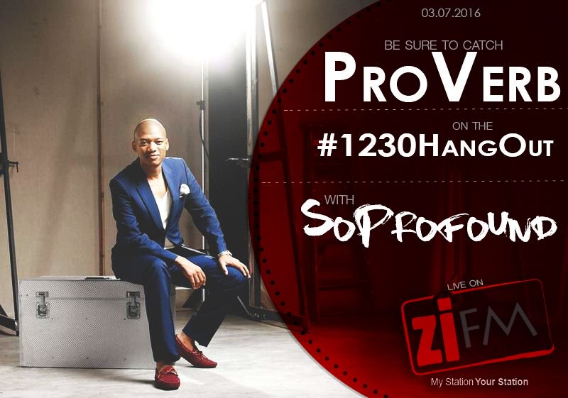 thaprofoundone's tweet photo. On the #1230HangOut this week on @ZiFMStereo is.... @ProVerbMusic. Super Excited! #SoulAvenue https://t.co/6Qdft5uMuK