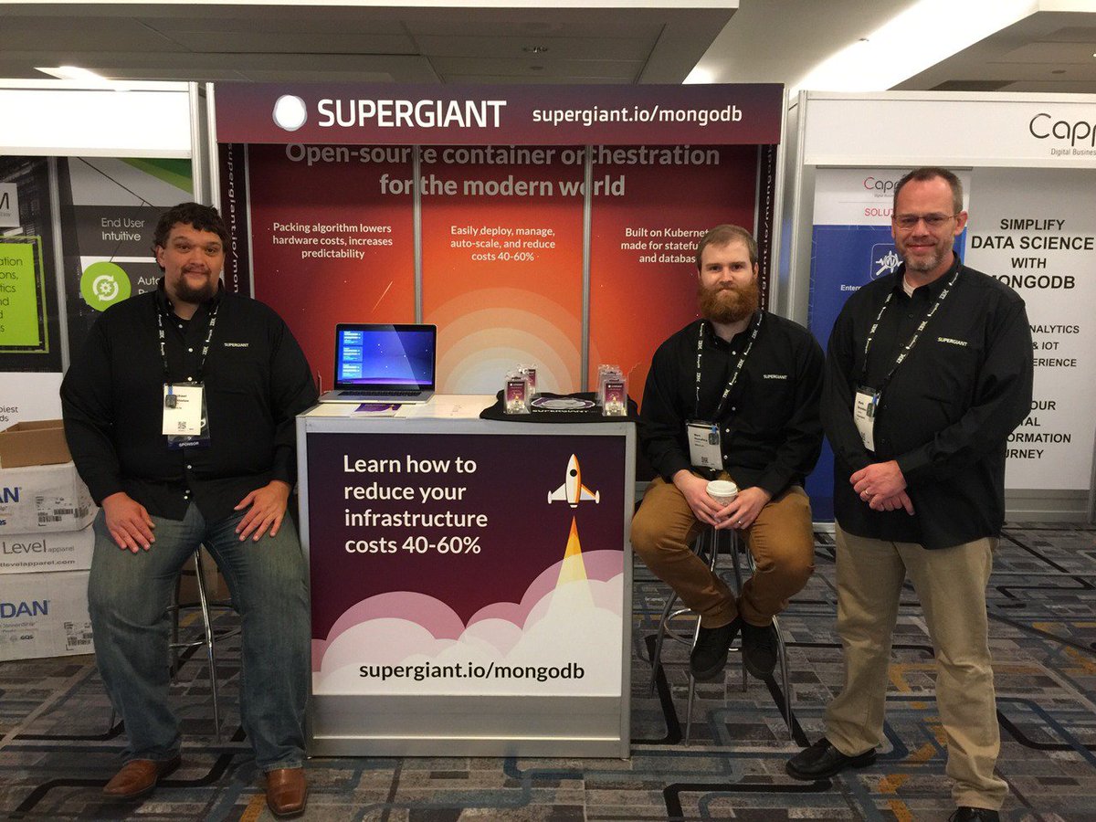 supergiantio's tweet photo. Come find Supergiant at #MDBW2016 - Booth 22 - https://t.co/3xPaf6hv6J #mongodb #devops https://t.co/0eFbtPgmI5