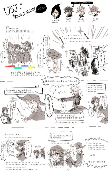 USJ雑レポ 描くって約束したから・・・ 