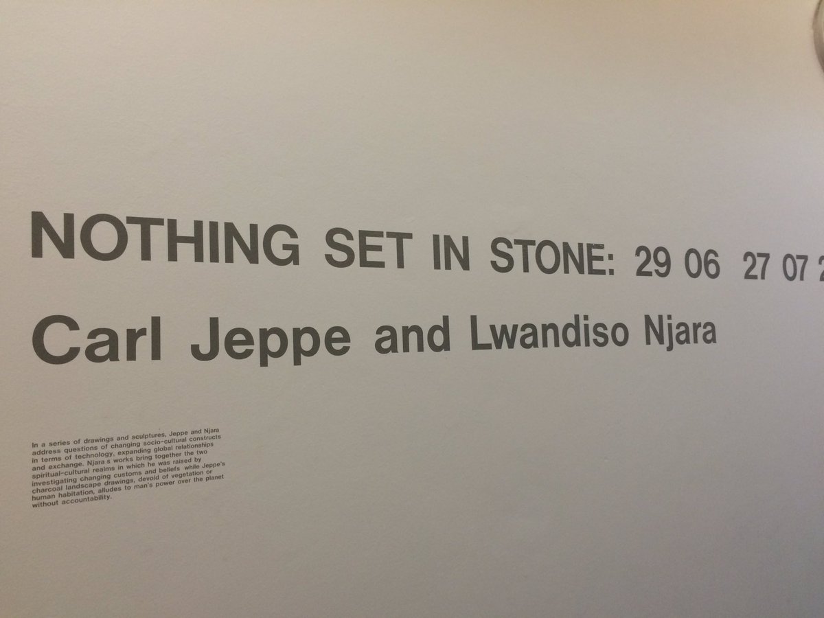 buzpr's tweet image. Opening @UJArtsCentre #nothingsetinstone fascinating work @basa_news @VANSAnational