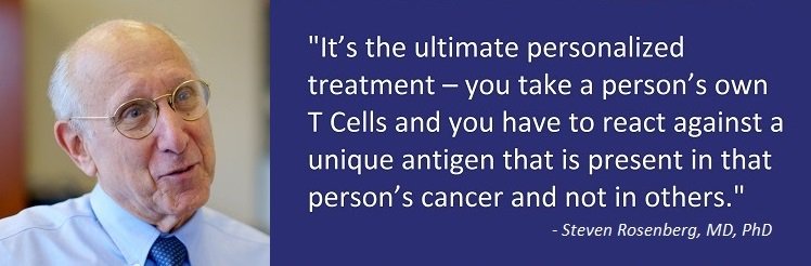 sitcancer's tweet photo. Steven Rosenberg of @theNCI -personalized treatment is a key goal of immunotherapy and #Cancermoonshot. #SITCSummit https://t.co/FEqa5wQkRW