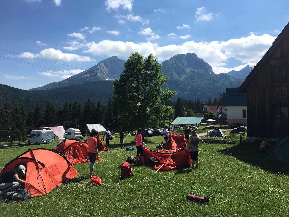 DohaDC_Wch's tweet photo. Setting up camp in Durmitor National Park https://t.co/BLU1ZwnFcM