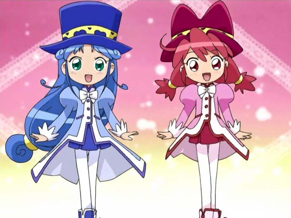 5. 신비한 별의 쌍둥이 공주. 개인적으로 마법 애니 중에서 의상이 젤 예쁘다고 생각한다. 평상복도 내 취향이고 변신옷도 진짜 넘 예쁨 ㅠㅠㅠㅠㅠ...