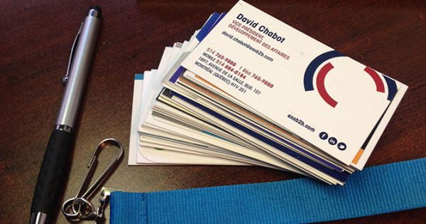 ExoChabot's tweet photo. The pile of business cards #sales #marketing #CRM #tradeshow #b2bmarketing https://t.co/eEPBbPc4bu https://t.co/9pSUNa0Lhw
