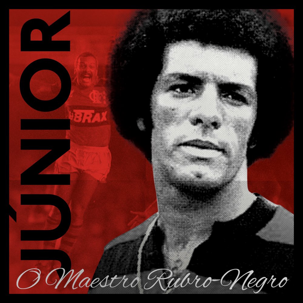 Júnior, o maestro rubro-negro, completa 62 anos. Parabéns! E obrigado por sempre honrar o Manto Sagrado! #Junior62