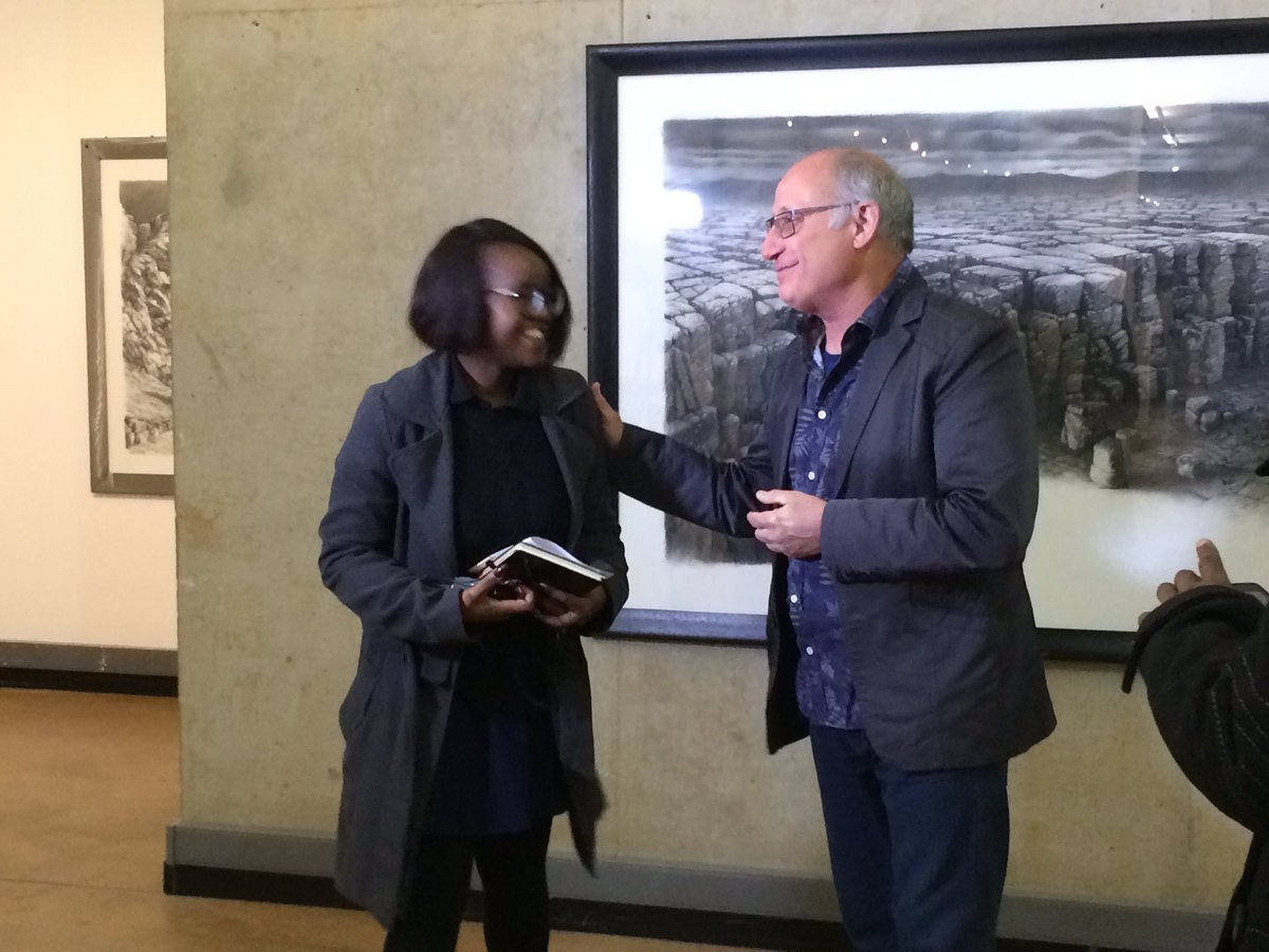 buzpr's tweet image. And  @BusinessDayTV is in the  gallery @UJArtsCentre #nothingsetinstone @carljeppe@Lakin_Morgan @niquistander