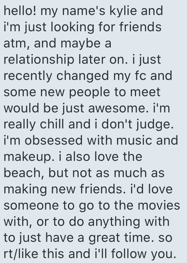 ConfessionFakes's tweet image. Meet Kylie!