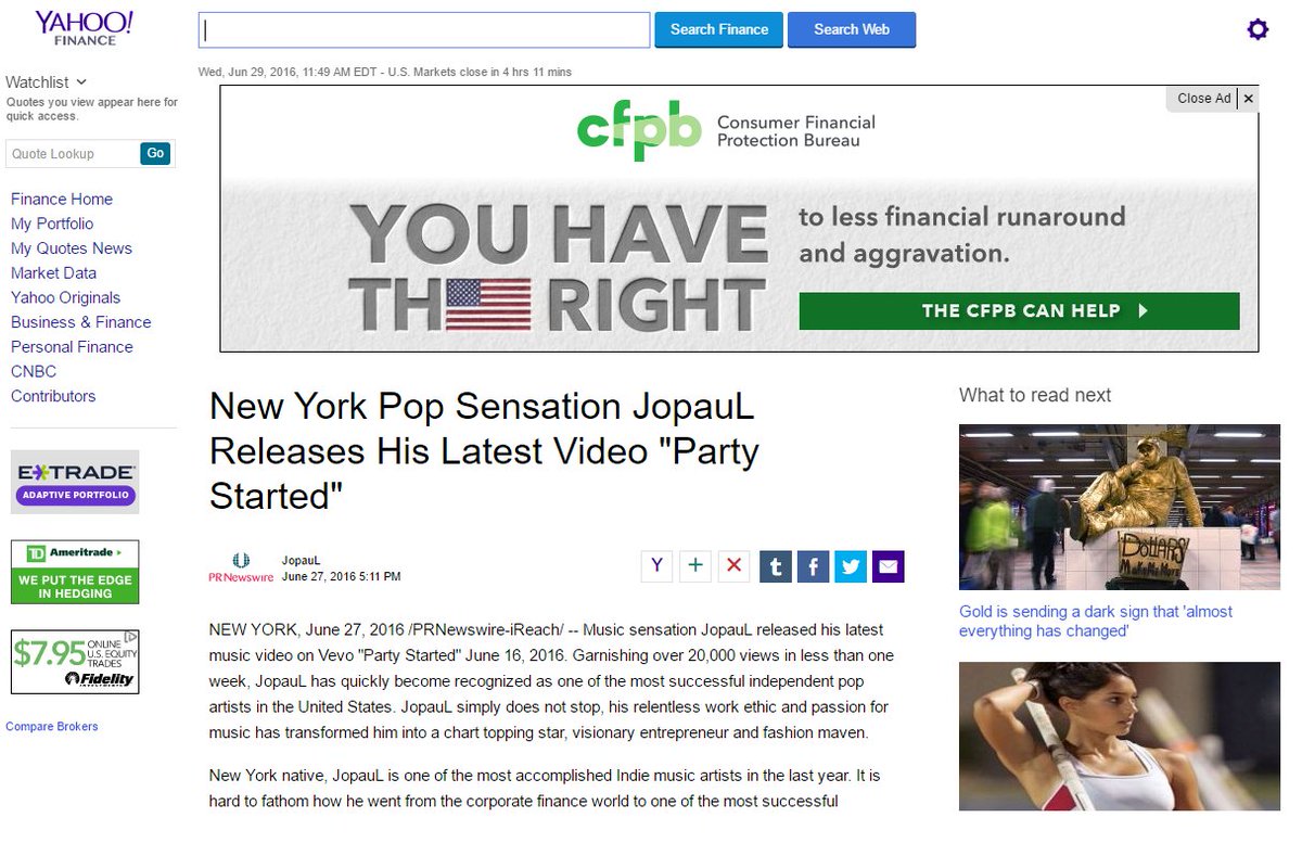 POWER1079's tweet image. New York Pop Sensation @IamJopauL Releases His Latest Video "Party Started" finance.yahoo.com/news/york-pop-… - @YahooFinance