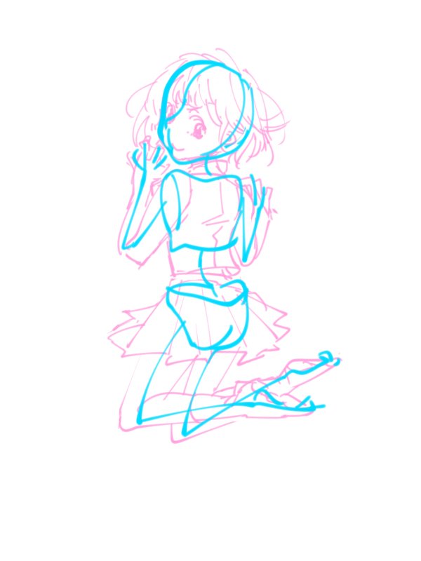 #그림초보
예시용 선화. 투명화는 되어있지 않습니다. 
클튜에서 [편집-휘도를 투명도로 변환]시키면 선화로 사용가능.
연습과 개인소장용으로만 써주세요.