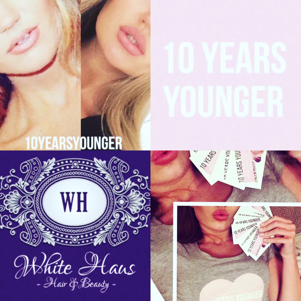 The word on everyone's lips👄: <a href="/10yearsyoungerr/">10 YEARS YOUNGER</a> will be <a href="/WhiteHausHair/">WhiteHausHair&Beauty</a> on 30th July. 🎈#DateInTheDiary 🖋