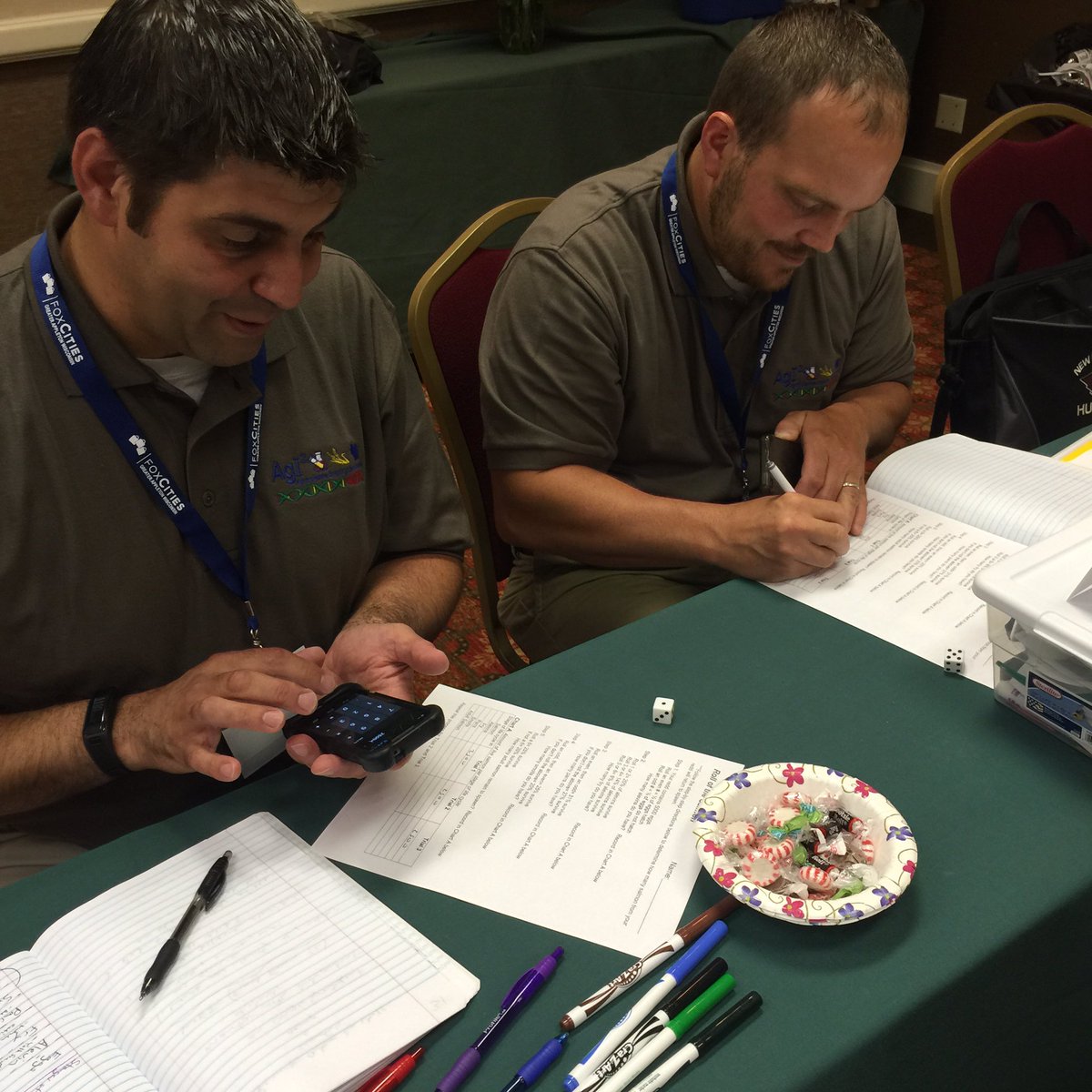 davidablack77's tweet photo. #rollofthesalmon #dice @NAAE @DuPont_News @LabAids #WAAEAgI2 @JeannahJ #WAAEPDC #salmon https://t.co/oiLPRx9wuc