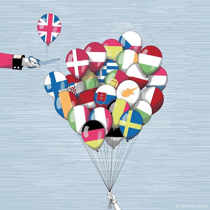 clemguegan's tweet photo. 10 Illustrators React to #Brexit via @Booooooom https://t.co/P1oakrlOyg #illustration #UE #referendum https://t.co/eGhkbQiiAf