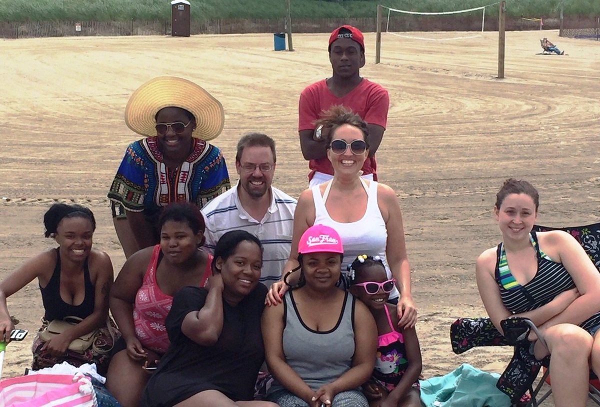 Youth &amp; staff from the Center for Youth Development had a blast at <a href="/WoodlawnBeach/">Woodlawn Beach</a> this week! How do you #summer?