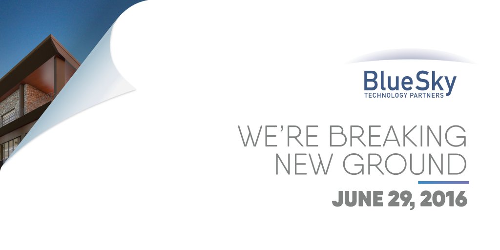 blueskycommerce's tweet image. We're breaking ground today for our new HQ &amp;amp; will be LIVE on our Facebook page at 4:50PM! facebook.com/BlueSkyTP
