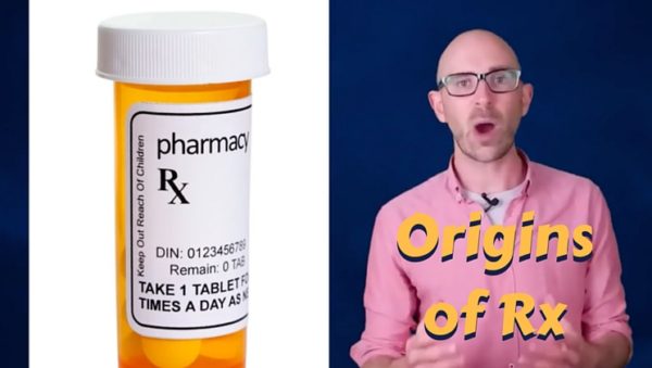 GuyKawasaki's tweet photo. How Rx became the abbreviation for prescriptions [video] https://t.co/8n3pHfubKg https://t.co/xXBZgrmP3e