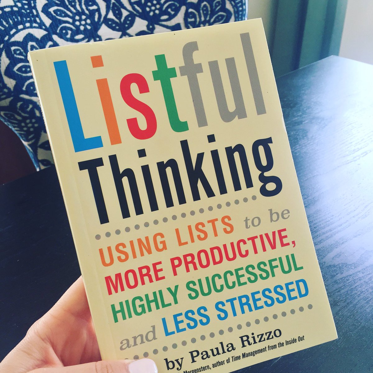 NikkiDinki's tweet photo. So excited to dig into this book by @ListProducer listproducer this weekend!! #ListsRule #getorganized https://t.co/M0l0oeUSOl