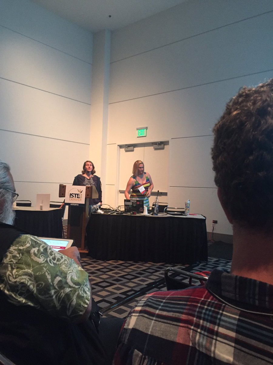 Passionate Ts speaking about passion projects at #ISTE2015 #geniushour 'Enjoy, track & celebrate learning!'