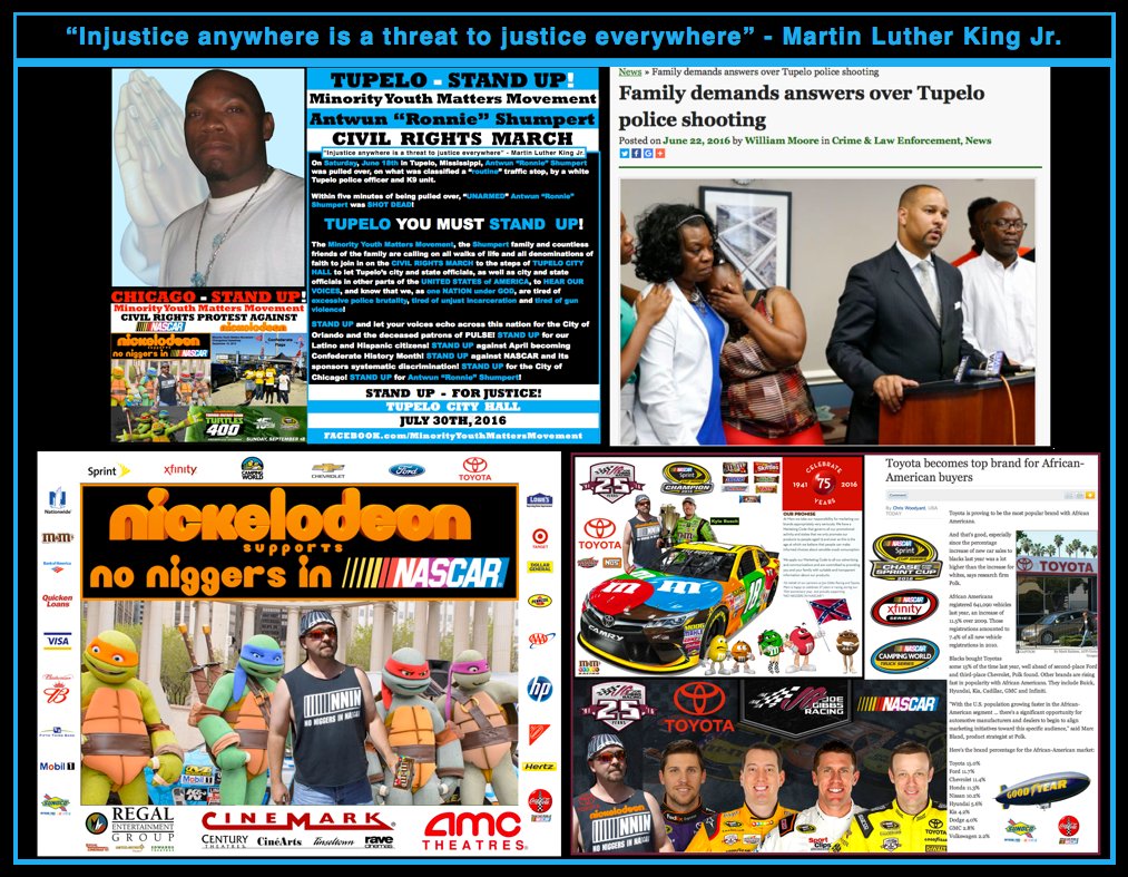 RayCerex16's tweet photo. @MymmNascar gaining incredible strength as a #civilrights organization! 
#STANDUP Tupelo for #fairness &amp; #justice! https://t.co/ejaS32WjoS