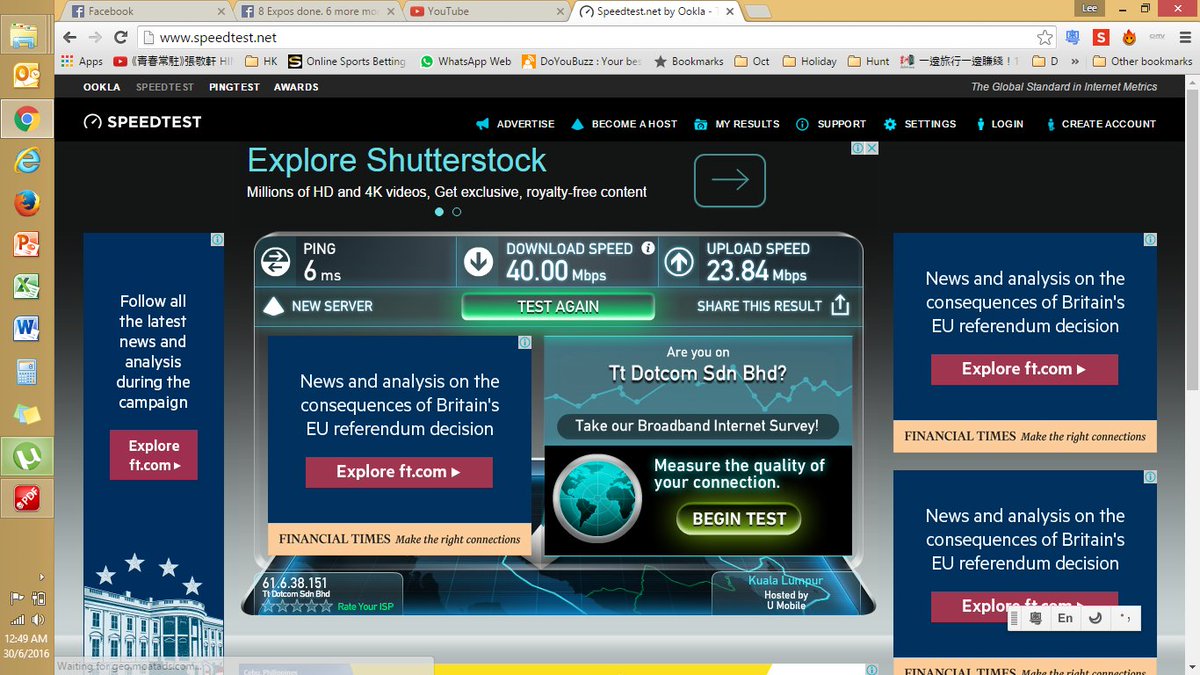 platolee_'s tweet photo. Speedtest, even when we two are streaming in HD &amp; I have 20torrents downloading.
#TimeFibre #thischangeseverything https://t.co/ohZmw2kSAc