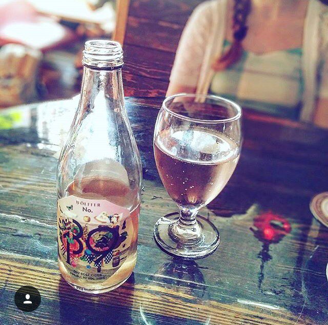 WolfferWine's tweet image. A perfect glass of cider is one of life's little pleasures 💗