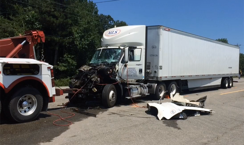 PHOTOS Fatal accident involving farm tractor, 18wheeler on Hwy 157 in