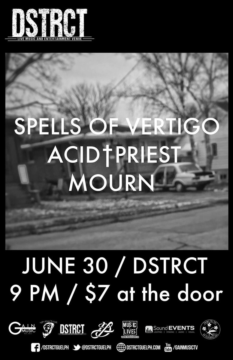 Tomorrow at <a href="/DstrctGuelph/">DSTRCT</a>!!