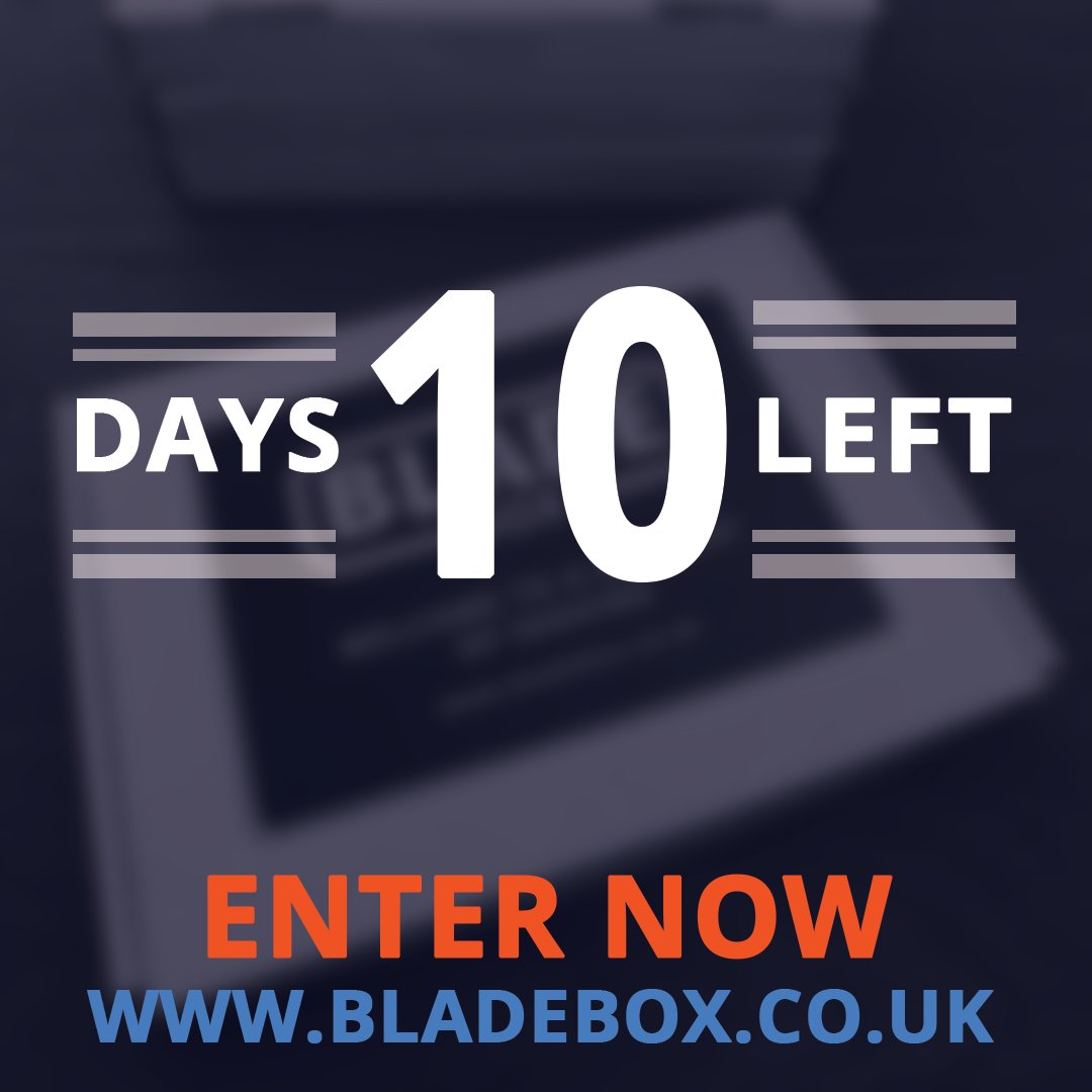 Bladeboxhq's tweet photo. 10 days left before our launch! Enter our #contest now https://t.co/dfIdZm0P5B #bladebox #competition #contest https://t.co/f3akyrxf9k