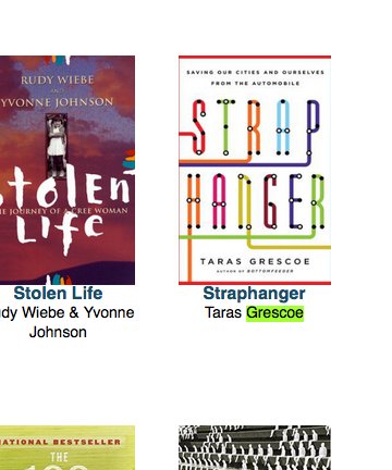 grescoe's tweet image. Proud to see #Straphanger made @CBC list of 100 books &quot;that make you proud to be Canadian&quot;
cbc.ca/books/books100…