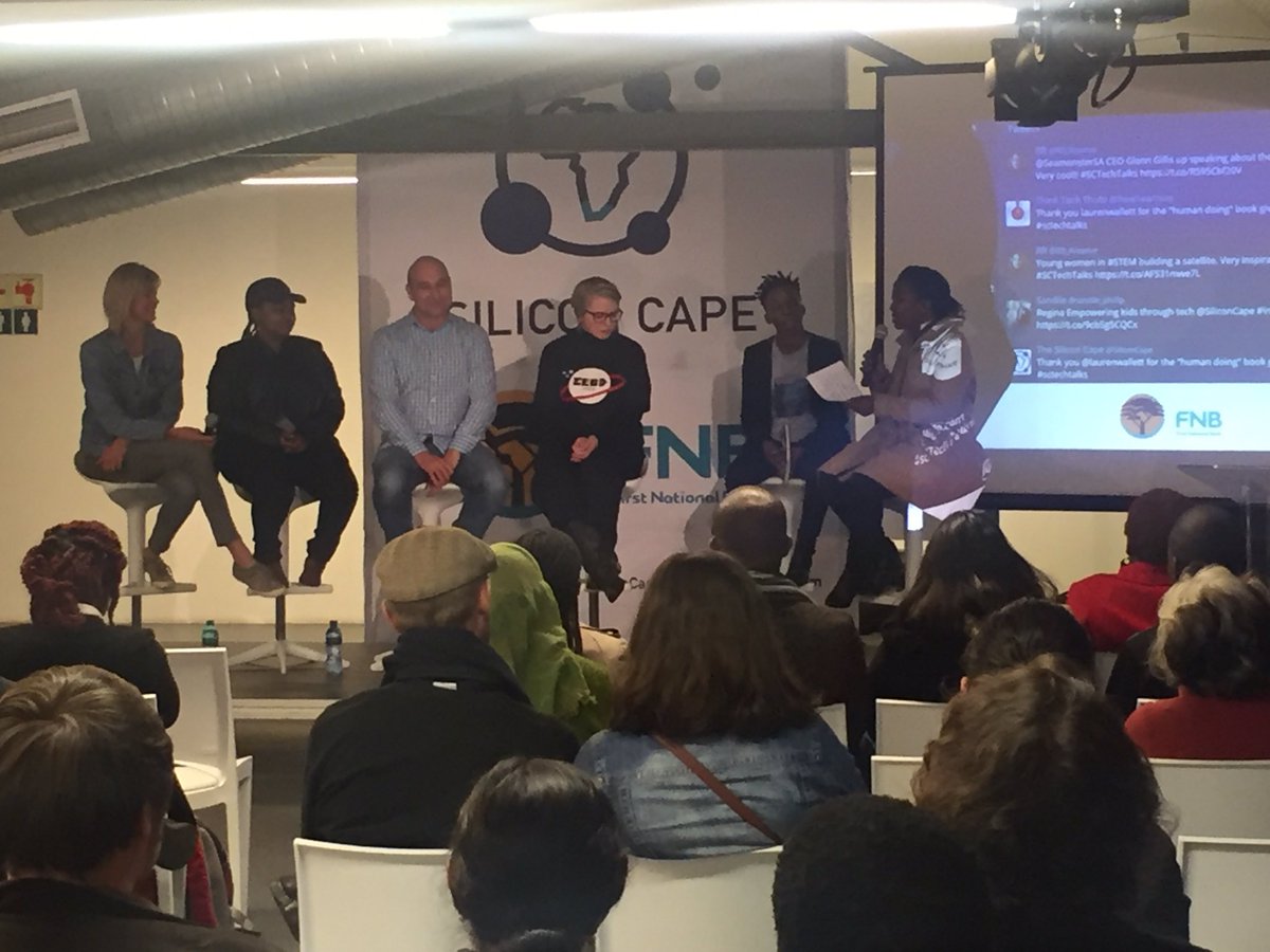Panel discussion: hard questions about tech in youth. How do we encourage uptake? More collaboration? #SCTechTalks