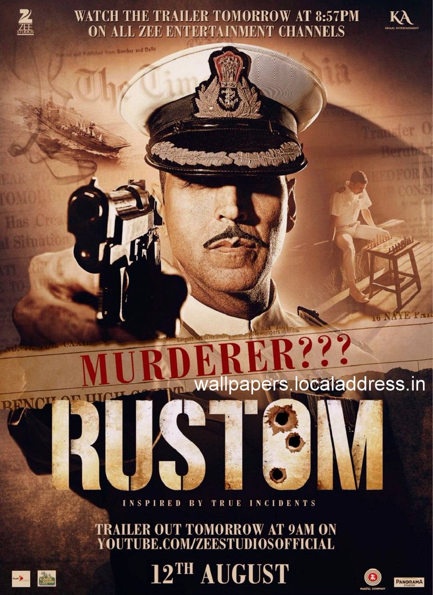 localaddress's tweet photo. #Rustom #RustomPoster #AkshayKumar @dodleee6doo @AkshayKumarUSA 
Rustom movie poster:- https://t.co/Nq8OTB8Xlk https://t.co/TtUH8rqs5e