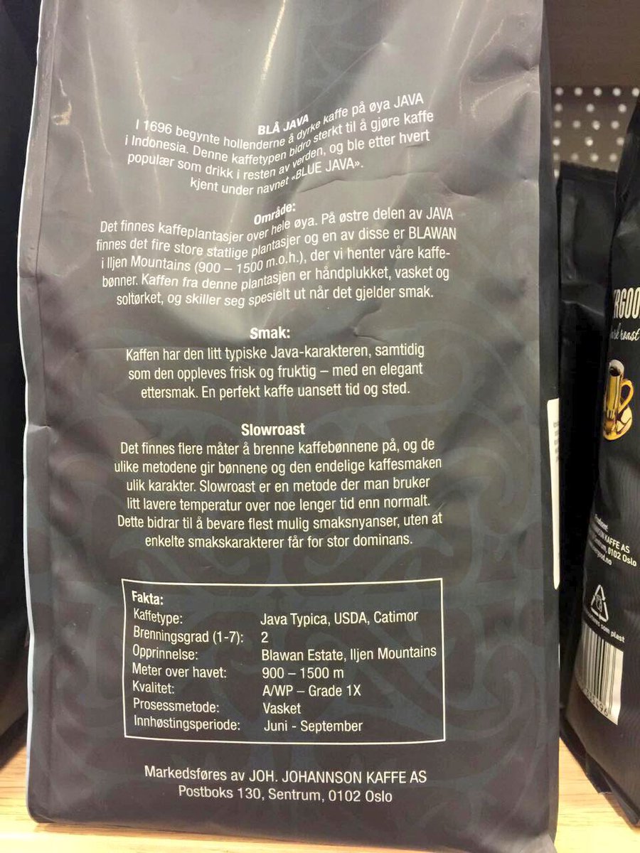 This Bla Java coffee from @InterAmCoffee has notes of grape, nuts &amp; tobacco. Well balanced yet complex! #JavaCoffee