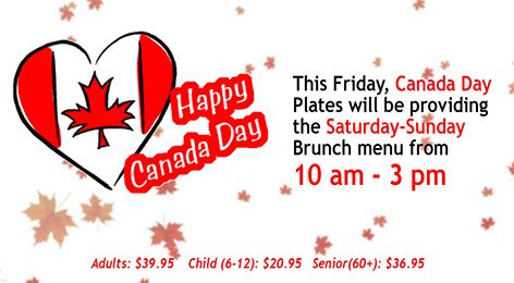 PlatesBuffet's tweet image. Join us for a special #CanadaDay brunch at @PlatesBuffet this long weekend! #yeg #yegfood