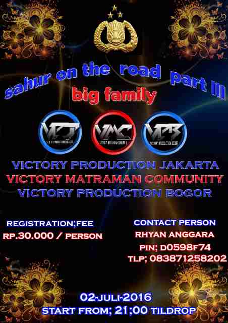 IamGrond's tweet photo. Yo! We are back #SOTR part 3 @VictoryProdJKT, Victory bogor and @victorymatraman , on Saturday! Let's join #Jakarta https://t.co/hSzQ09isug
