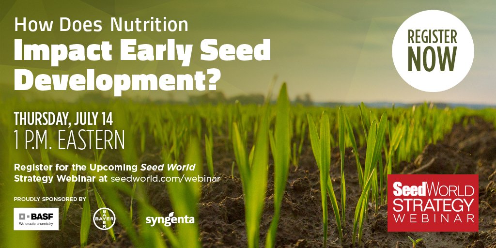 SeedWorld_US's tweet image. Have you registered for the #SWWebinar? Save your seat, here: ow.ly/M4qr301LEMO