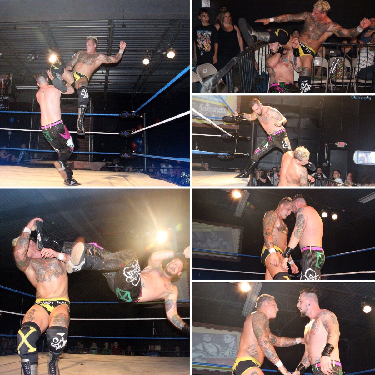 WFinestWrestlin's tweet photo. #WFW #worldsfinestwrestling #results #unitedwestand #championship #tier1 #firstime #knee2face #tattoos #wrestling https://t.co/B6cSQvPP7o