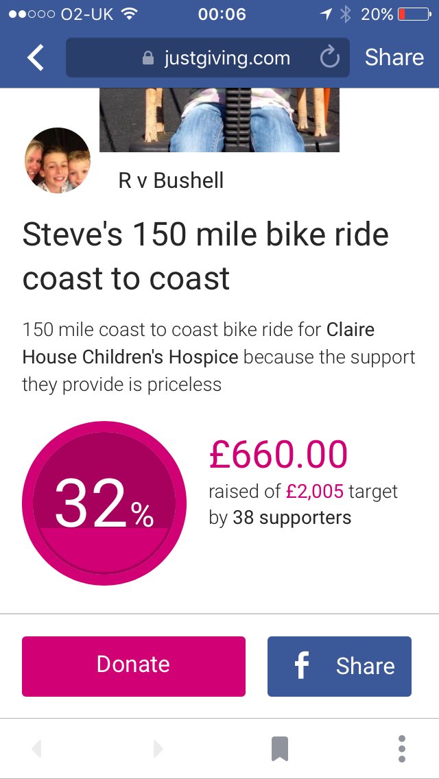 Thank you I really appreciate it. Now training for the next challenge