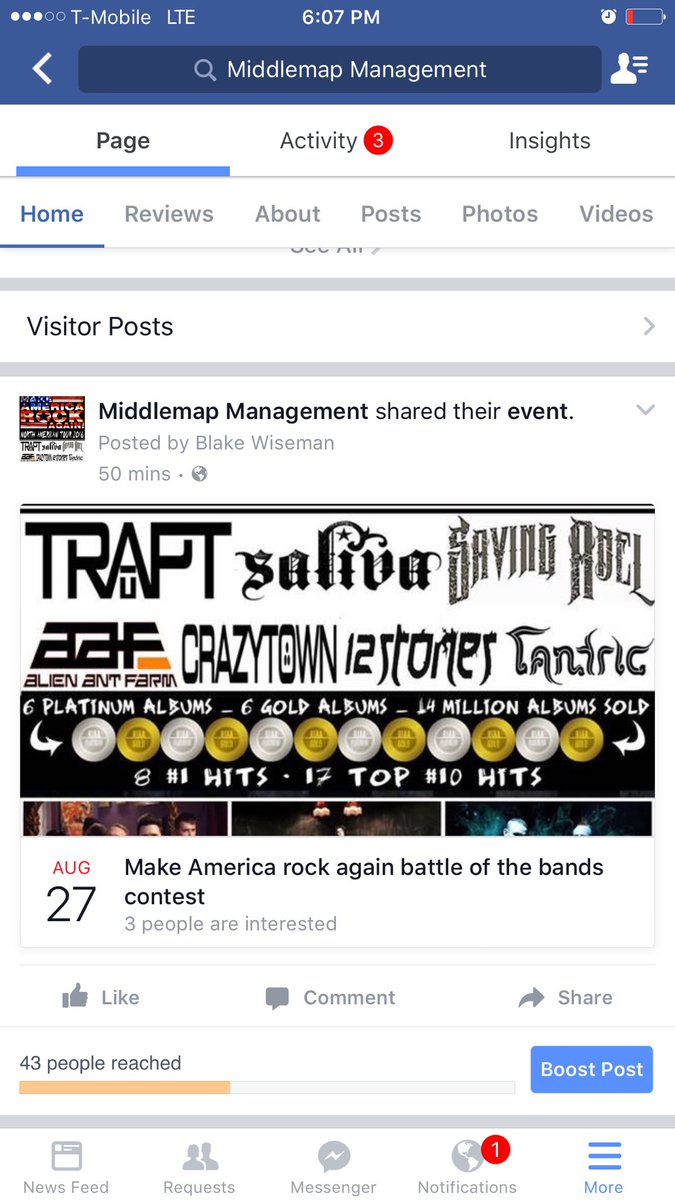 MiddleMap_Prod's tweet photo. Wanna open for #makeamericarockagain fest October 6th @TheCotillion ? Check out the event page for details https://t.co/2DJKf0mqs9