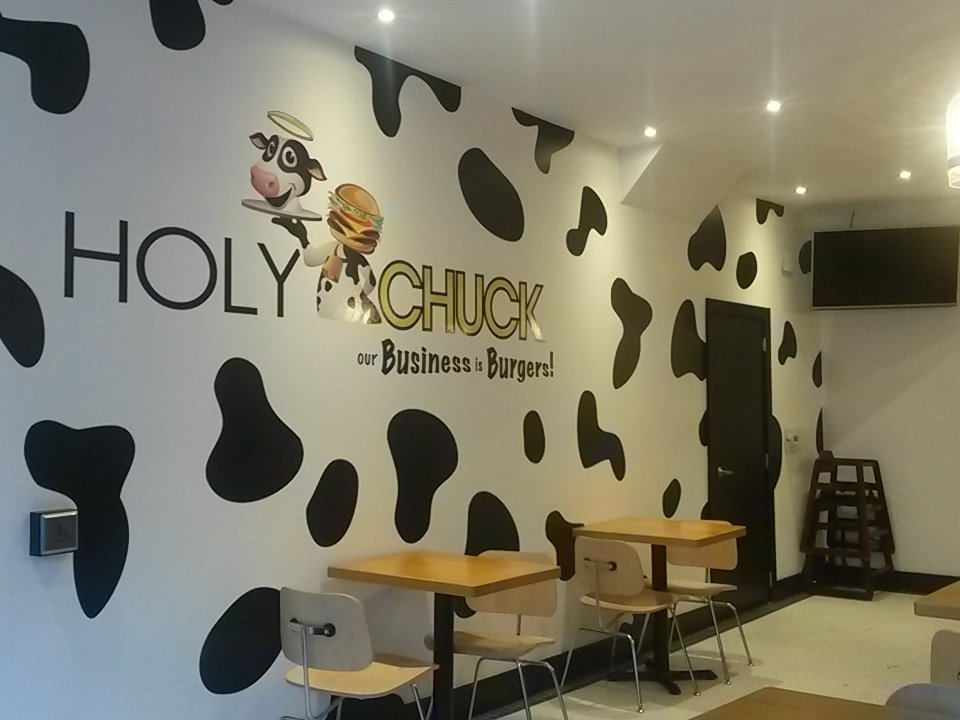 MPanday's tweet image. My favourite burger restaurant is now open (on Yonge &amp;amp; Wellesley)! @HOLYCHUCKBURGER