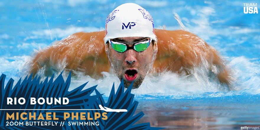 HE'S DONE IT ❗️❗️❗️

<a href="/MichaelPhelps/">Michael Phelps</a> has qualified for his FIFTH Olympic Games with #TeamUSA!!  🎉 🇺🇸

#RoadToRio