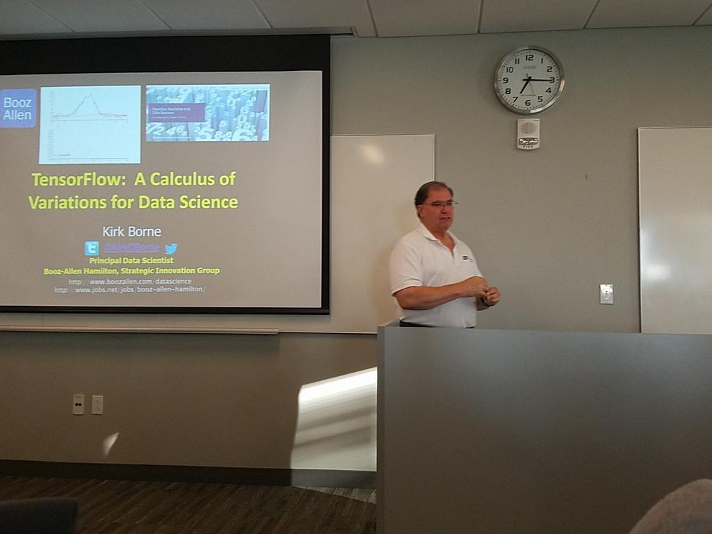 metasemantic's tweet image. A calculus of variations for data science @KirkDBorne, primer on machine learning at #datasciencedc