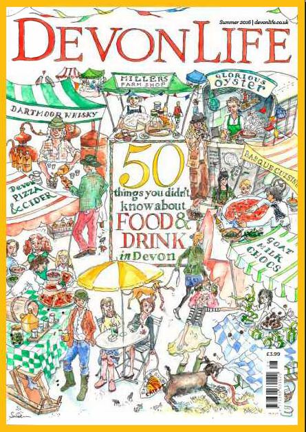 DevonLife's tweet photo. Our summer issue is out #devonhour folks, and it's all about #food. And #drink. In #Devon. https://t.co/tIax6pM1Bl