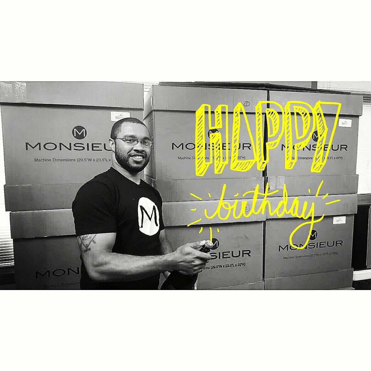 Toast to his tireless effort to bring a vision into reality, creating jobs and disrupting an industry #cheers