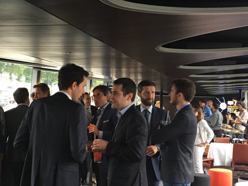 LouettePierre's tweet photo. Both happy &amp; proud to celebrate the 1st year 🎂🎉 @orange_dv with all our start-ups, partners @orange teams! Thank you https://t.co/i55bLfGJYM
